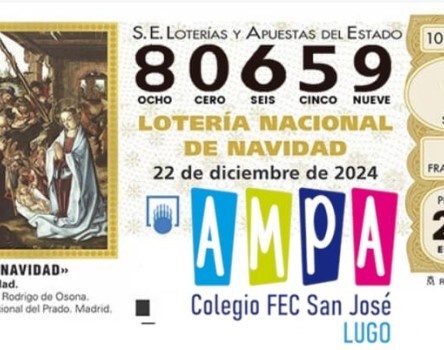 LOTERIA NAVIDAD AMPA 2024